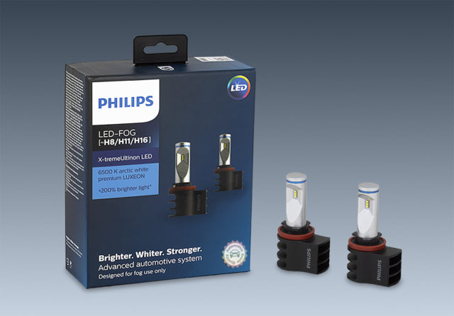 Philips LED fog lamps package