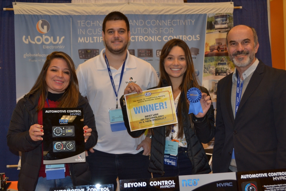 Recognized for Best Use of Technology in a new product was the NEO+ by Globus Sistemas Electronicos of Brazil. 