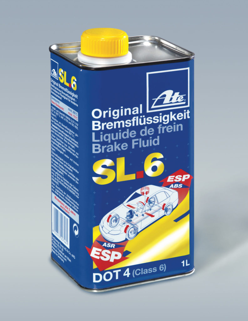 Continental Commercial Vehicles & Aftermarket offers its ATE SL.6 Brake Fluid as an ideal brake fluid replacement for DOT 4 fluid in ESP, ABS, and ASR systems. The low-viscosity texture of ATE SL.6 allows electronic brake systems to react more quickly for improved safety.