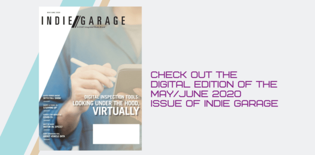INDIE GARAGE MAY/JUNE 2020 COVER