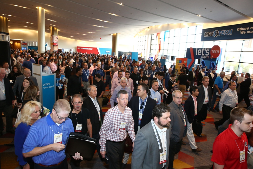 AAPEX opening crowd