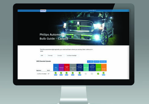 Lumileds, exclusive supplier of Philips branded automotive lighting products, has launched an updated version of its popular online Philips Automotive Bulb Look Up. 