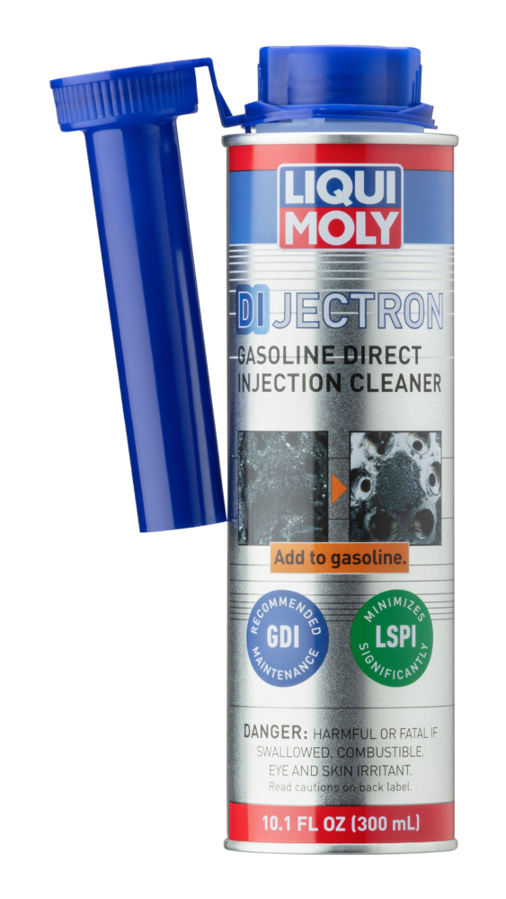 More and more modern engines are at increased risk from LSPI (low speed pre-ignition). Similar to classic engine knocking, this can lead to serious engine damage. LIQUI MOLY has developed an additive that significantly reduces this risk: DIJectron.