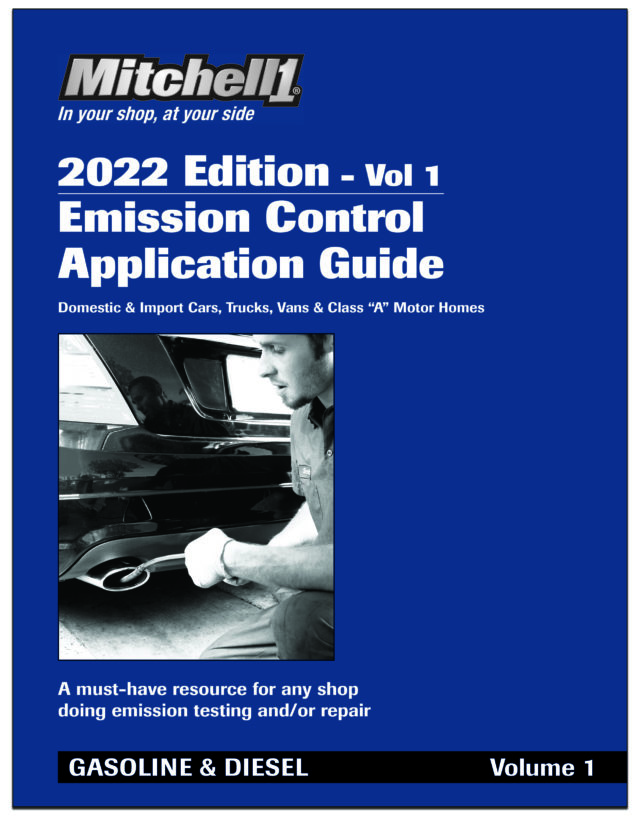 The 2022 Mitchell 1 Emission Control Application Guide is a must-have source for auto repair shops that do smog testing,