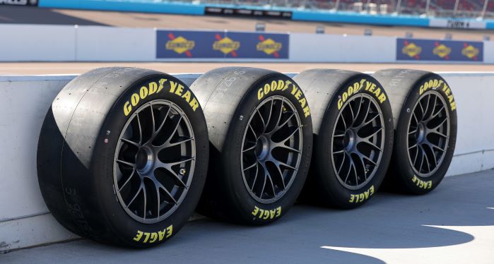 The NASCAR Next Gen tire was a two-year development process that consisted of close collaboration with original equipment manufacturers (OEMs), NASCAR, race teams and drivers. gOODYEAR
