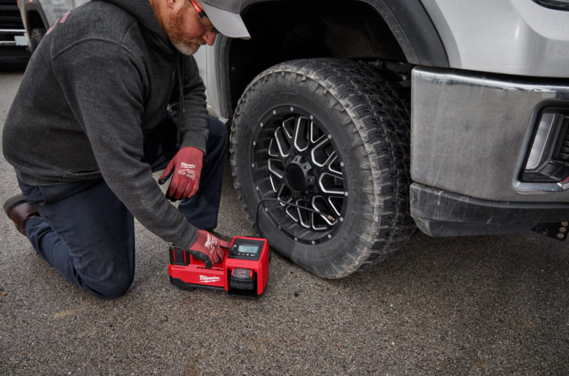 Milwaukee Tool solves user frustrations with speed, accuracy, and capacity when filling tires with the introduction of the M18 Inflator. 