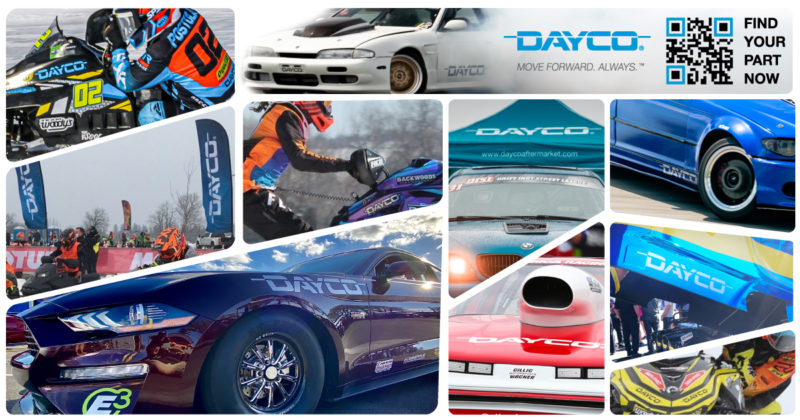 Dayco, a leading engine products and drive systems supplier for the automotive, industrial and aftermarket industries, has announced a comprehensive North American racing program for 2022 