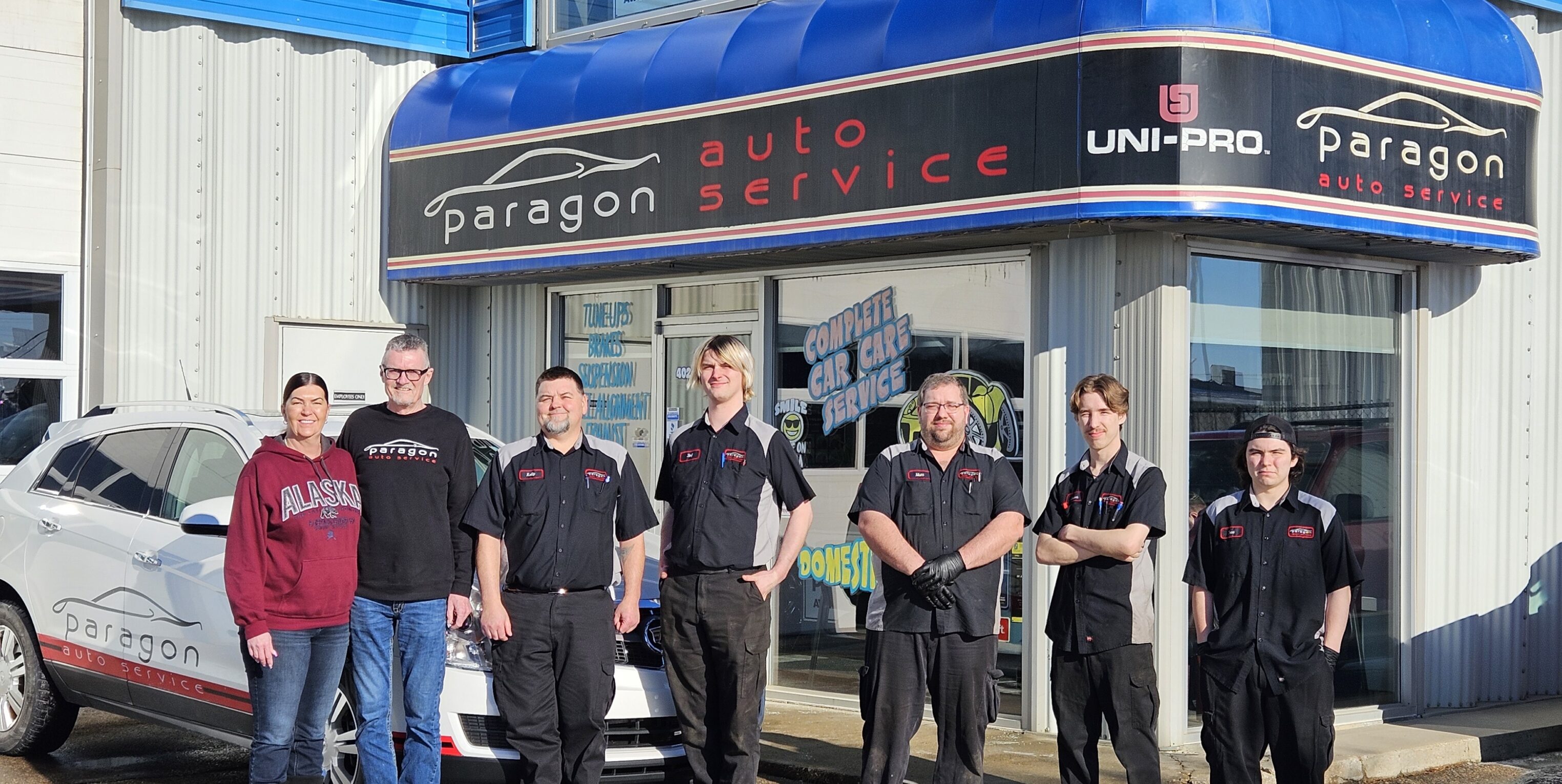 Paragon Auto Service staff
